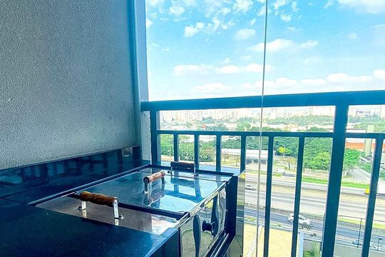 Varanda de apartamento à venda com 2 quartos, 60m² em Parque Sao Domingos, São Paulo
