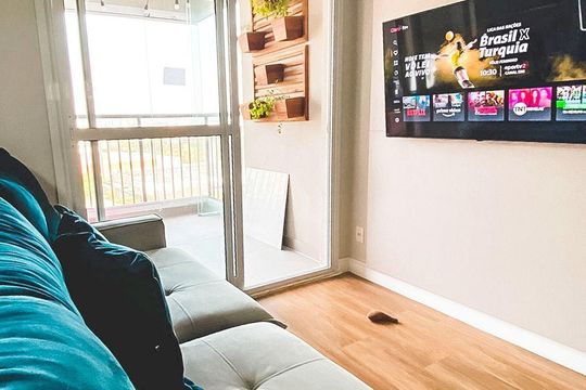Sala de apartamento para alugar com 2 quartos, 60m² em Parque Sao Domingos, São Paulo