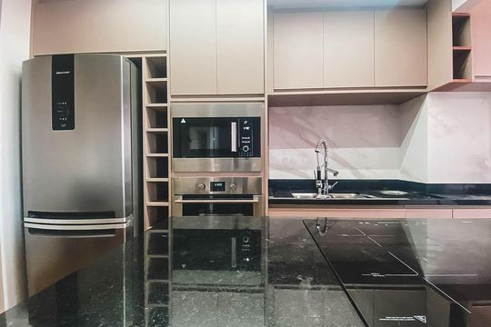 Cozinha de apartamento para alugar com 2 quartos, 60m² em Parque Sao Domingos, São Paulo