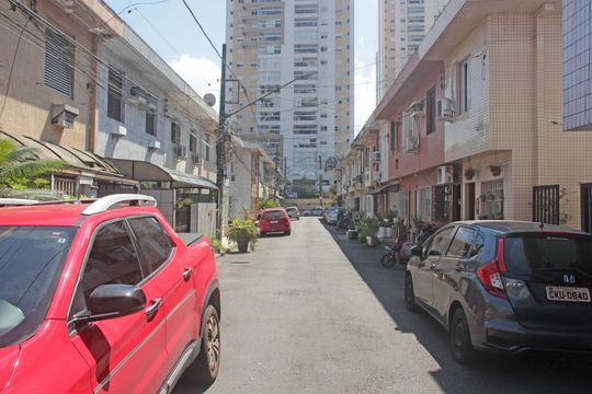 Área comum de casa para alugar com 3 quartos, 140m² em Ponta da Praia, Santos