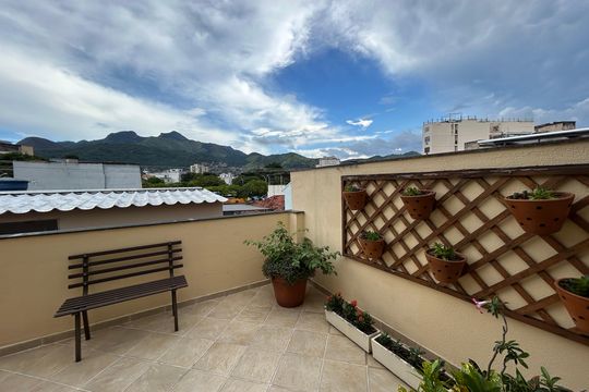 Terraço de casa de condomínio à venda com 4 quartos, 196m² em Méier, Rio de Janeiro