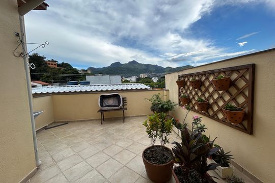 Terraço de casa de condomínio à venda com 4 quartos, 196m² em Méier, Rio de Janeiro