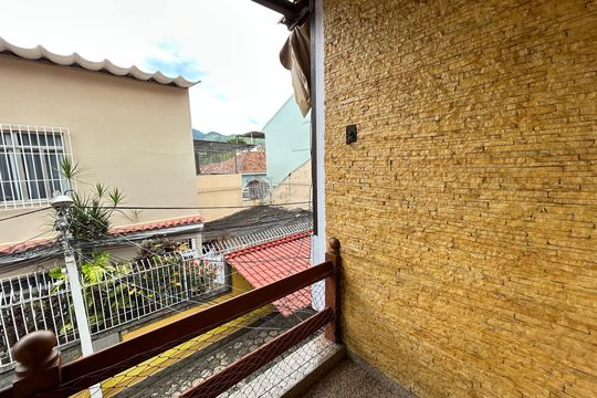 Varanda da Sala de casa de condomínio à venda com 4 quartos, 196m² em Méier, Rio de Janeiro