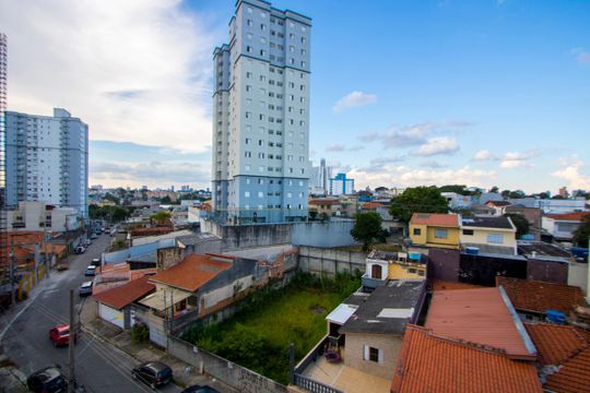 Vista da varanda de apartamento à venda com 2 quartos, 60m² em Vila Príncipe de Gales, Santo André