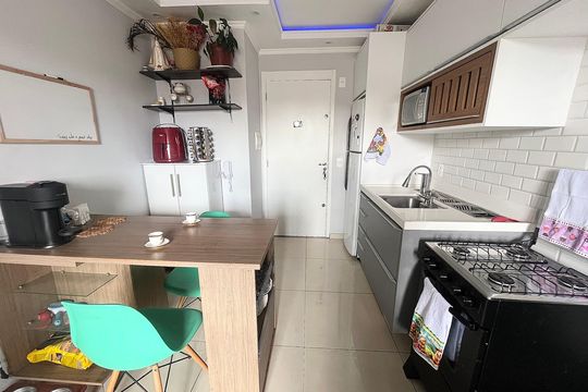 Cozinha de apartamento à venda com 2 quartos, 40m² em Imirim, São Paulo