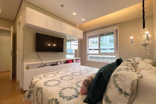 Quarto de apartamento à venda com 2 quartos, 77m² em Vila da Serra, Nova Lima