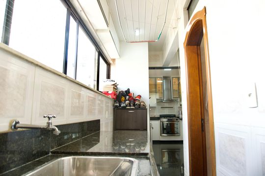 Área de Serviço de apartamento à venda com 4 quartos, 164m² em Cidade Nova, Belo Horizonte