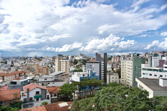 Vista da Varanda da Sala de apartamento à venda com 4 quartos, 164m² em Cidade Nova, Belo Horizonte