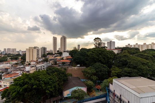 Varanda da Sala - Vista de apartamento à venda com 2 quartos, 50m² em Parque Mandaqui, São Paulo