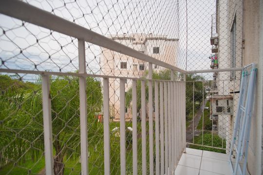 Varanda da Sala de apartamento à venda com 2 quartos, 60m² em Santos Dumont, São Leopoldo