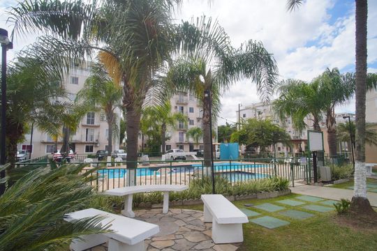 Área comum - Piscina de apartamento à venda com 2 quartos, 60m² em Santos Dumont, São Leopoldo