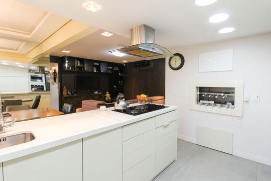 Cozinha de apartamento à venda com 3 quartos, 99m² em Nossa Senhora das Gracas, Canoas