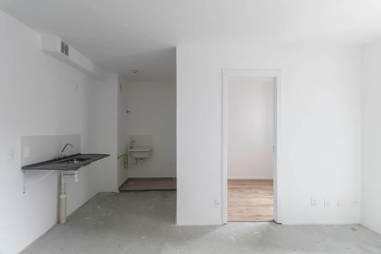 Sala/Cozinha de apartamento à venda com 2 quartos, 37m² em Vila Independencia, São Paulo