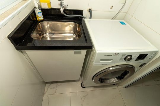 Área de Serviço de apartamento à venda com 2 quartos, 51m² em Vila Leopoldina, São Paulo