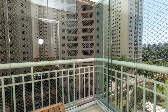 Varanda da Sala de apartamento à venda com 2 quartos, 51m² em Vila Leopoldina, São Paulo