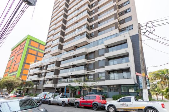 Fachada de apartamento para alugar com 1 quarto, 40m² em Brooklin, São Paulo