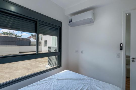 Quarto Suíte de apartamento para alugar com 1 quarto, 40m² em Brooklin, São Paulo