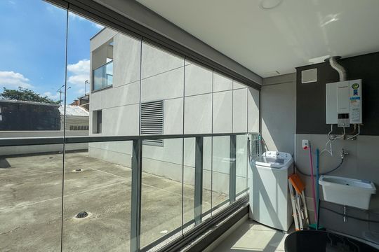 Sacada de apartamento para alugar com 1 quarto, 40m² em Brooklin, São Paulo