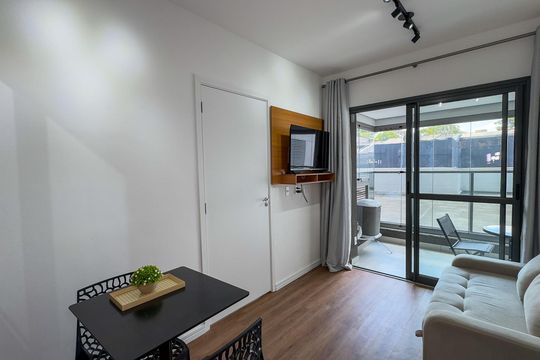 Apartamento para alugar com 1 quarto, 40m² em Brooklin, São Paulo