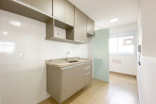 Cozinha de apartamento para alugar com 3 quartos, 74m² em Ribeirânia, Ribeirão Preto
