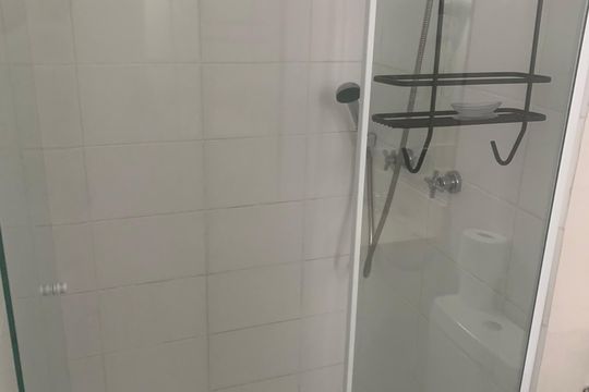 Banheiro de apartamento à venda com 1 quarto, 65m² em Cidade Monções, São Paulo
