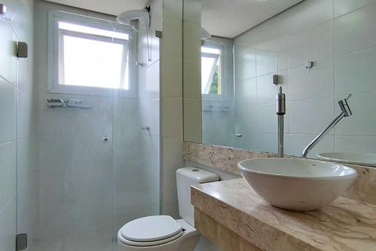 Banheirol  de apartamento para alugar com 2 quartos, 50m² em São José, Novo Hamburgo