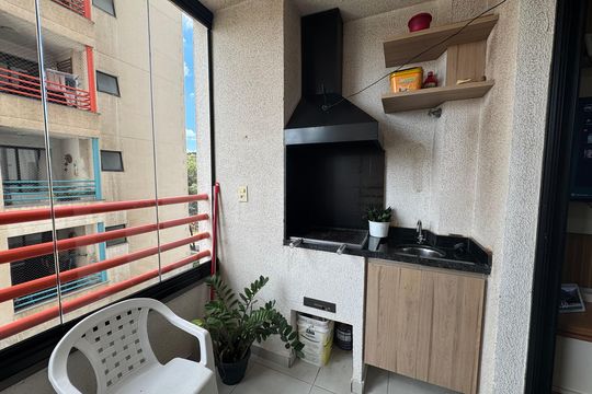 Varanda gourmet de apartamento à venda com 2 quartos, 49m² em Recanto das Rosas, Osasco