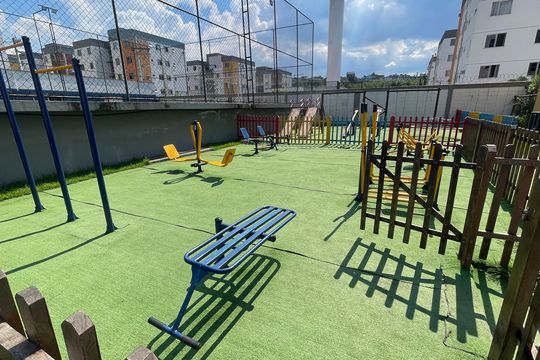 Área comum de apartamento para alugar com 2 quartos, 46m² em Jardim Gramacho, Duque de Caxias