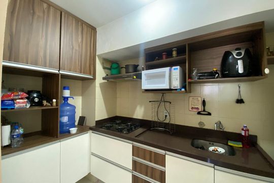 Cozinha de apartamento à venda com 2 quartos, 68m² em Centro Histórico, Porto Alegre