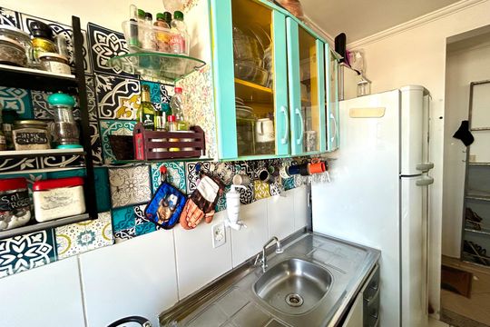 Cozinha de apartamento para alugar com 2 quartos, 44m² em Centro, Guarulhos