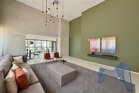 Área comum de apartamento à venda com 1 quarto, 25m² em Santo Amaro, São Paulo