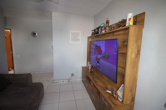 Sala de apartamento à venda com 3 quartos, 79m² em Santa Cruz, Contagem