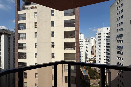 Varanda de apartamento para alugar com 1 quarto, 43m² em Santa Cecilia, São Paulo