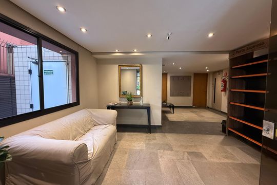 Área comum de apartamento para alugar com 1 quarto, 43m² em Santa Cecilia, São Paulo