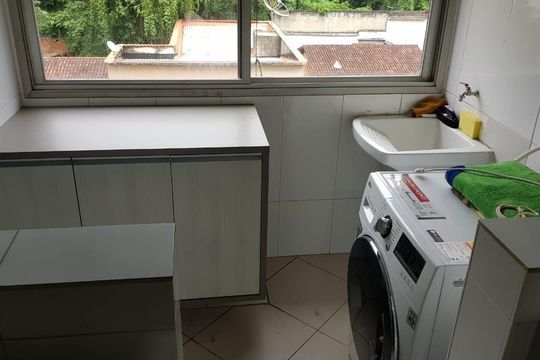 Área de serviço de apartamento à venda com 4 quartos, 120m² em Grajaú, Rio de Janeiro