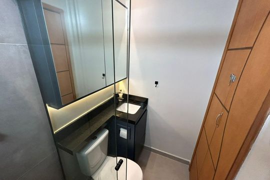 Banheiro de casa de condomínio à venda com 3 quartos, 216m² em Centro, São Bernardo do Campo