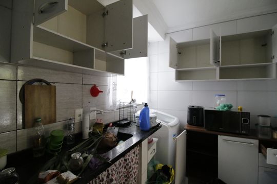Cozinha de apartamento à venda com 3 quartos, 67m² em Jacarepaguá, Rio de Janeiro