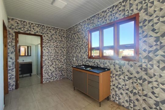 Cozinha de apartamento para alugar com 1 quarto, 40m² em Industrial, Novo Hamburgo