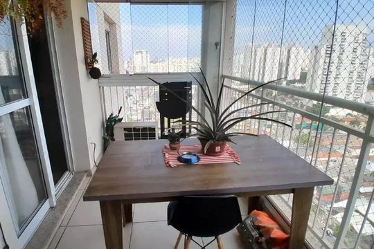 Varanda de apartamento à venda com 2 quartos, 65m² em Barra Funda, São Paulo
