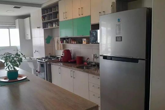 Cozinha de apartamento à venda com 2 quartos, 65m² em Barra Funda, São Paulo