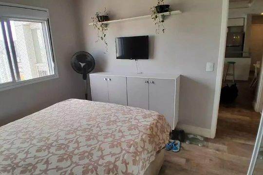 Quarto de apartamento à venda com 2 quartos, 65m² em Barra Funda, São Paulo