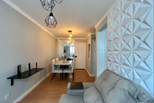 Sala de apartamento à venda com 1 quarto, 45m² em Jardim Nova Europa, Campinas