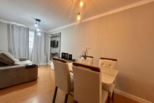 Sala de apartamento à venda com 1 quarto, 45m² em Jardim Nova Europa, Campinas