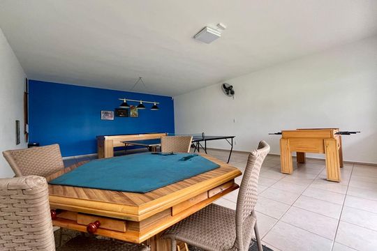 Área Comum - Sala de Jogos de apartamento à venda com 1 quarto, 45m² em Jardim Nova Europa, Campinas