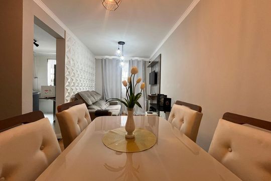Sala de apartamento à venda com 1 quarto, 45m² em Jardim Nova Europa, Campinas