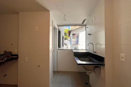 Cozinha de apartamento à venda com 4 quartos, 135m² em Jardim Botânico, Rio de Janeiro
