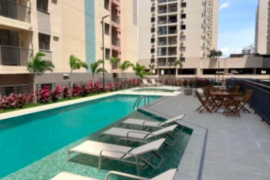 Área externa de apartamento à venda com 2 quartos, 38m² em Cachambi, Rio de Janeiro