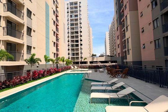 Área externa de apartamento à venda com 2 quartos, 38m² em Cachambi, Rio de Janeiro