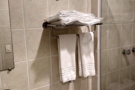 Banheiro de apartamento para alugar com 1 quarto, 55m² em Centro, Santo André
