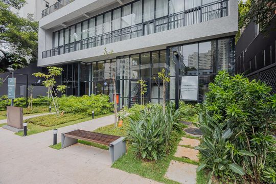 Fachada de apartamento para alugar com 1 quarto, 34m² em Pinheiros, São Paulo